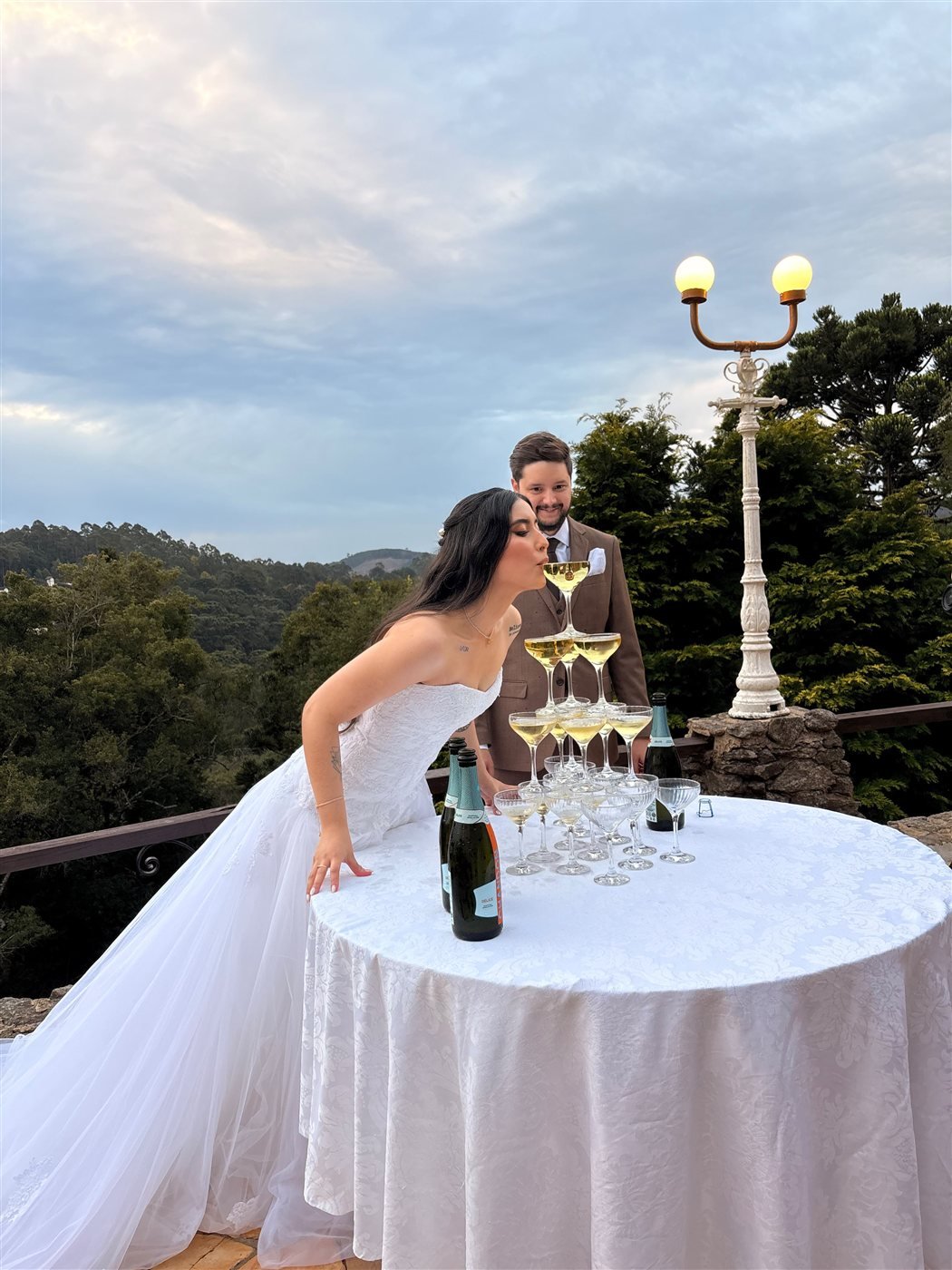 Foto do casamento da Izabela
