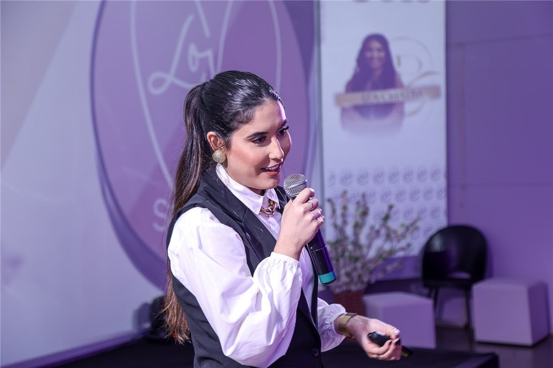Izabela Evangelista no evento Poder da Boss, 3ª edição