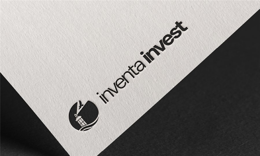 Identidade visual de Inventa Invest, finanças