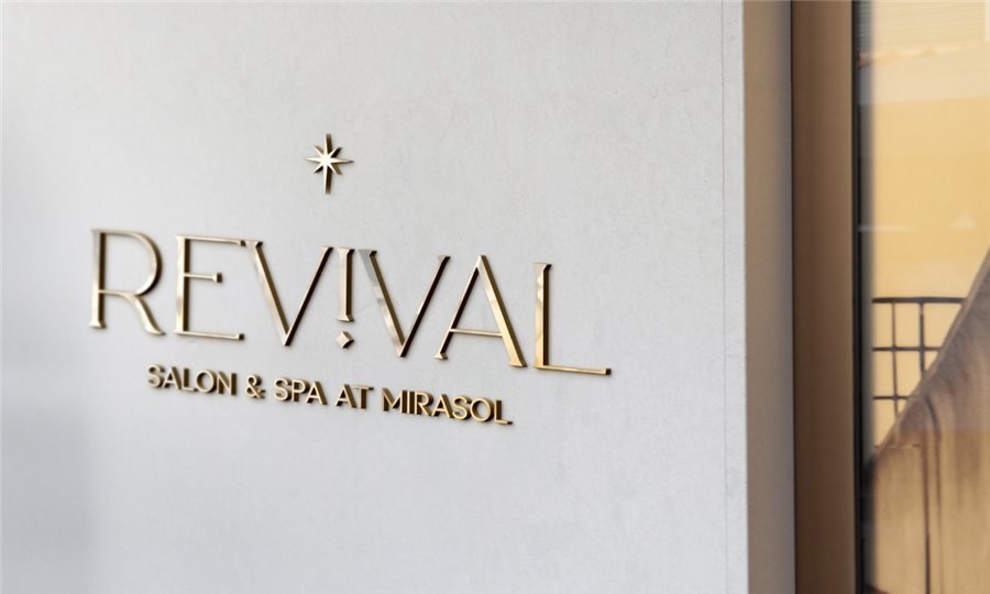 Identidade visual de Revival Salon & SPA, salão de beleza
