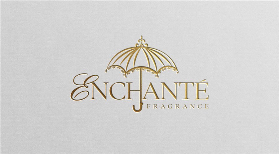 Identidade visual de Enchanté Fragrance, perfumaria
