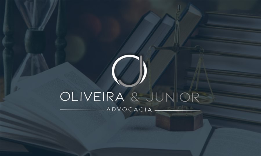 Identidade visual de Oliveira e Junior Advocacia