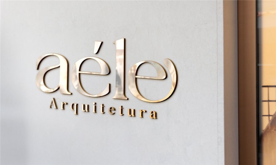 Identidade visual de Aéle Arquitetura