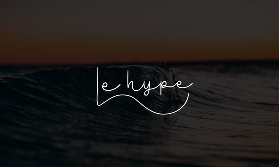 Identidade visual de Le Hype, moda praia