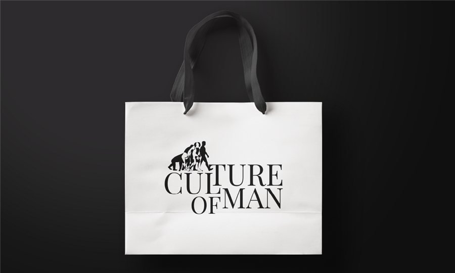 Identidade visual de Culture of Man, moda masculina