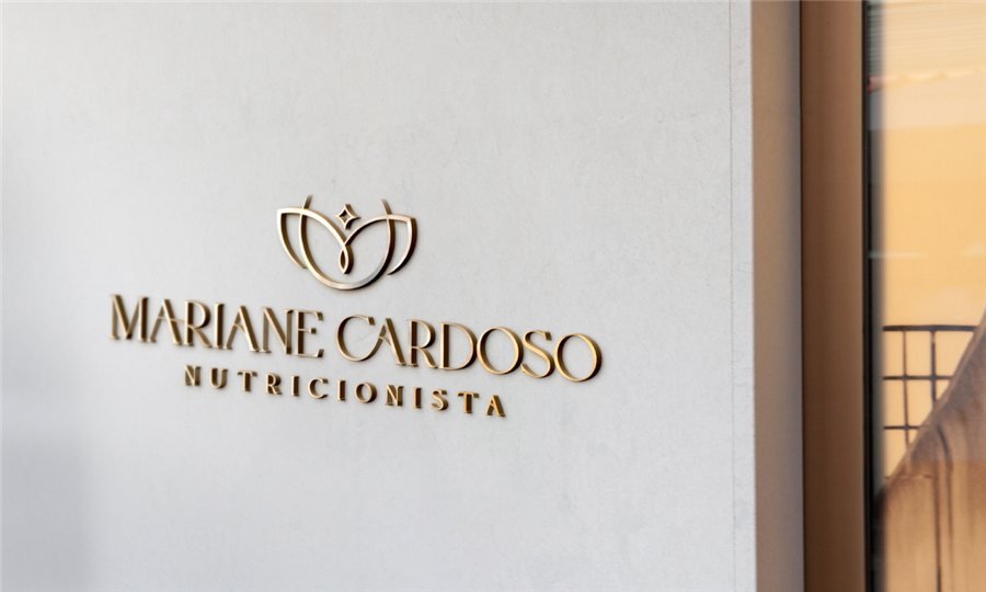Identidade visual de Mariane Cardoso, nutricionista
