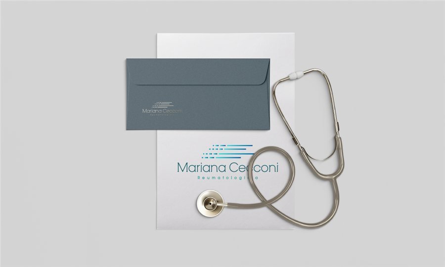 Identidade visual de Dra. Mariana Cecconi, médica reumatologista