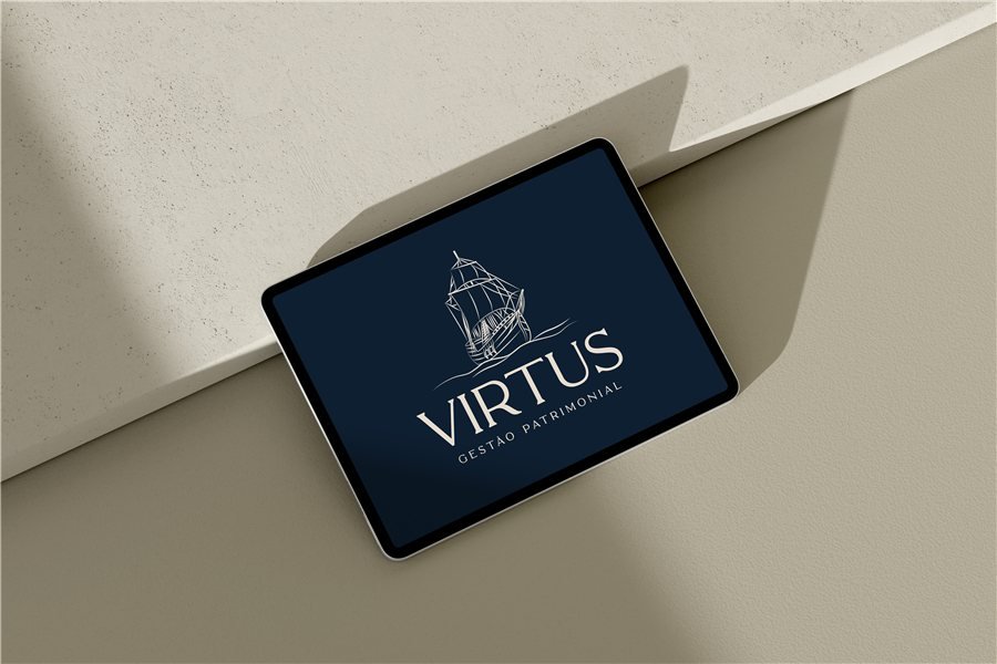 Identidade visual de Virtus, gestão patrimonial