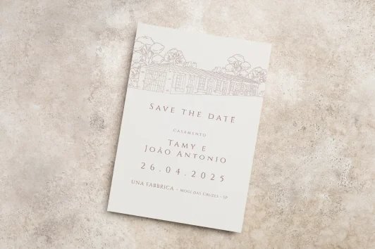 Identidade visual de casamento da noiva Tamy, Interior de São Paulo