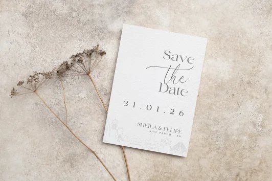Identidade visual de casamento da noiva Sheila, São Paulo, SP