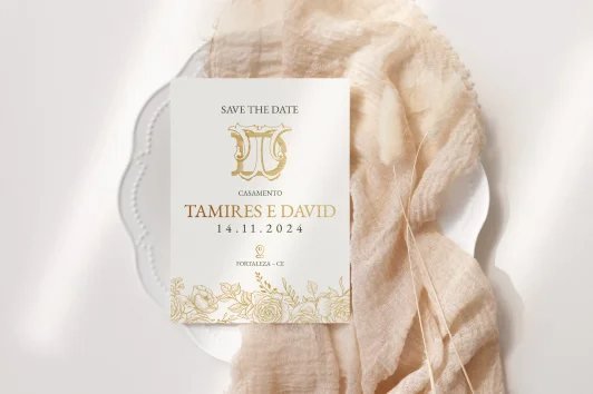 Identidade visual de casamento da noiva Tamires, Fortaleza, CE