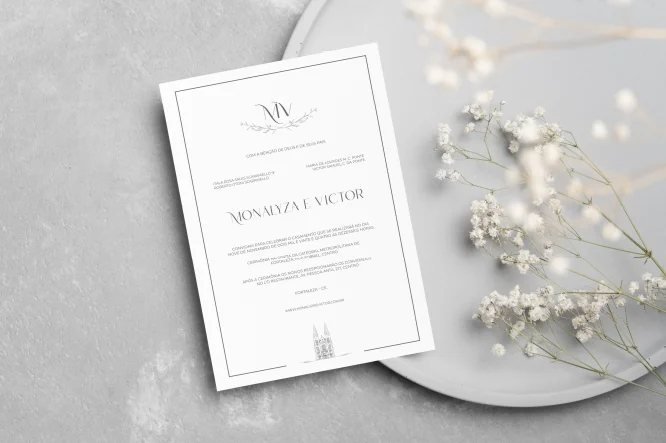 Identidade visual de casamento da noiva Monalyza, Fortaleza, CE