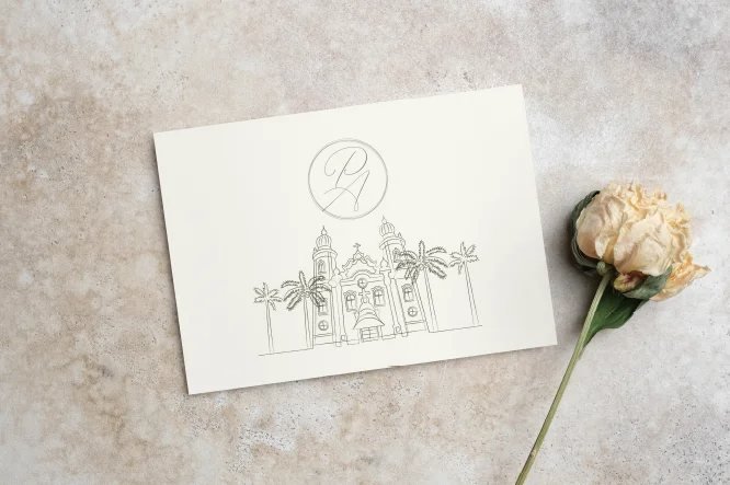 Identidade visual de casamento da noiva Paula, São Paulo, SP