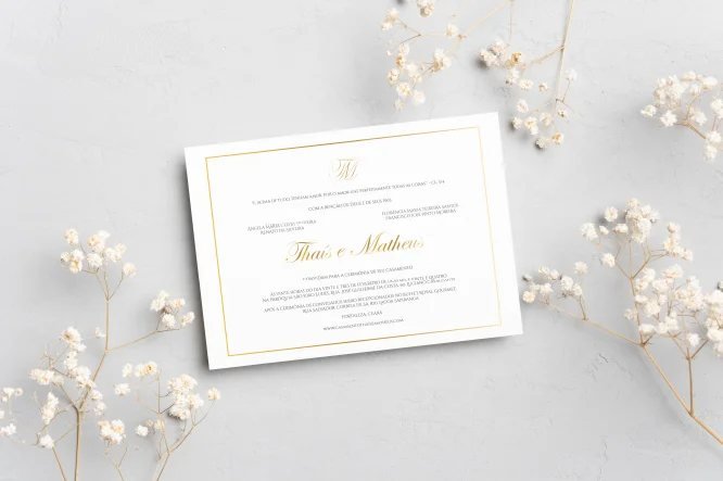 Identidade visual de casamento da noiva Thaís, Fortaleza, CE