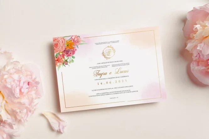 Identidade visual de casamento da noiva Ingra, Fortaleza, CE
