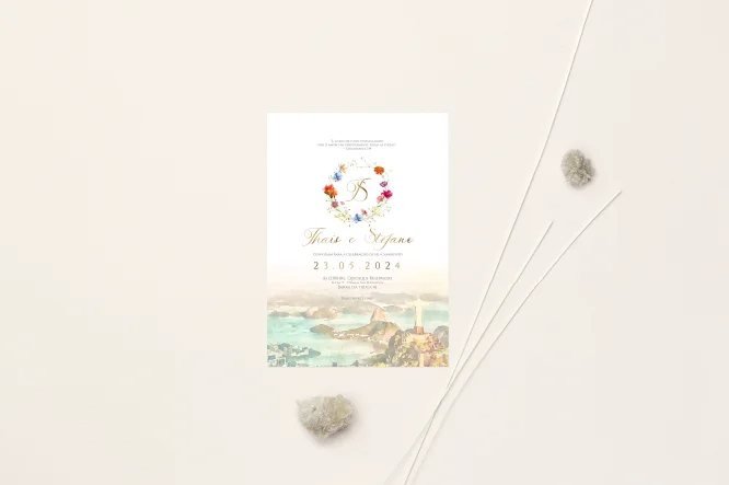 Identidade visual de casamento da noiva Thaís, Rio de Janeiro, RJ