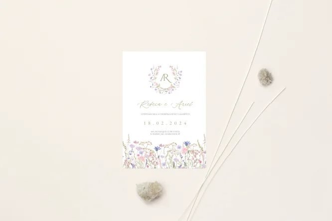 Identidade visual de casamento da noiva Rebecca, São Paulo, SP