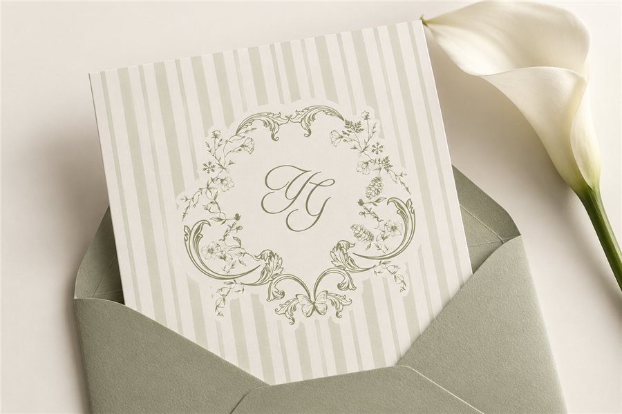 Identidade visual de casamento da noiva Yasmin, Uberlândia, MG