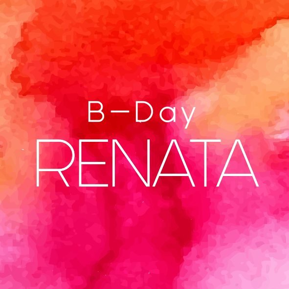 Identidade visual de festa de adulto e evento: Aniversário Renata