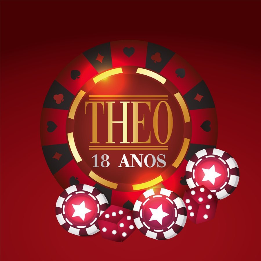 Identidade visual de festa de adulto e evento: Aniversário Théo