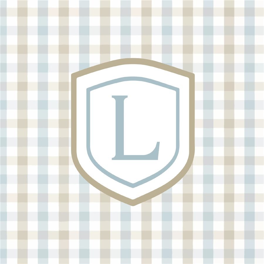 Identidade visual de chá de bebê e batizado: Baby Léo