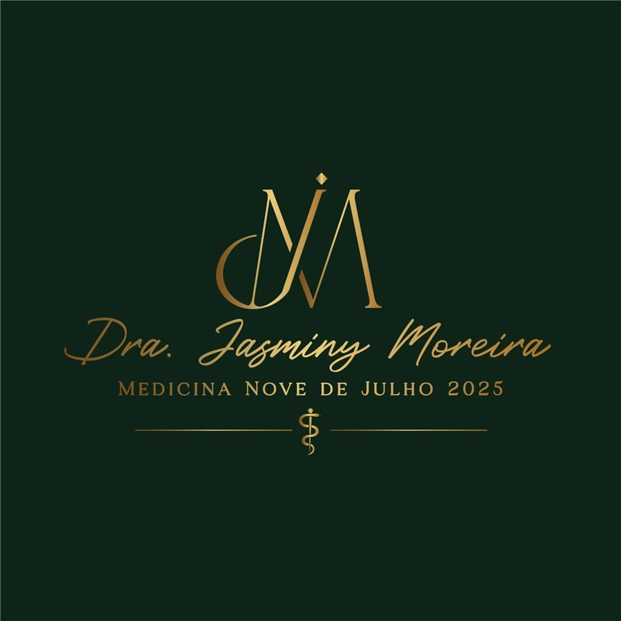 Identidade visual de formatura: Formatura de medicina, Jasminy Moreira