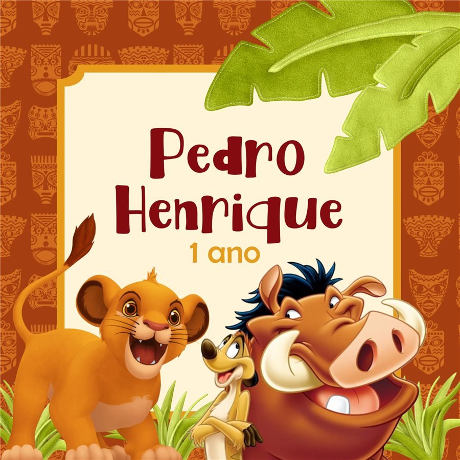 Identidade visual de festa infantil: Aniversário Pedro Henrique