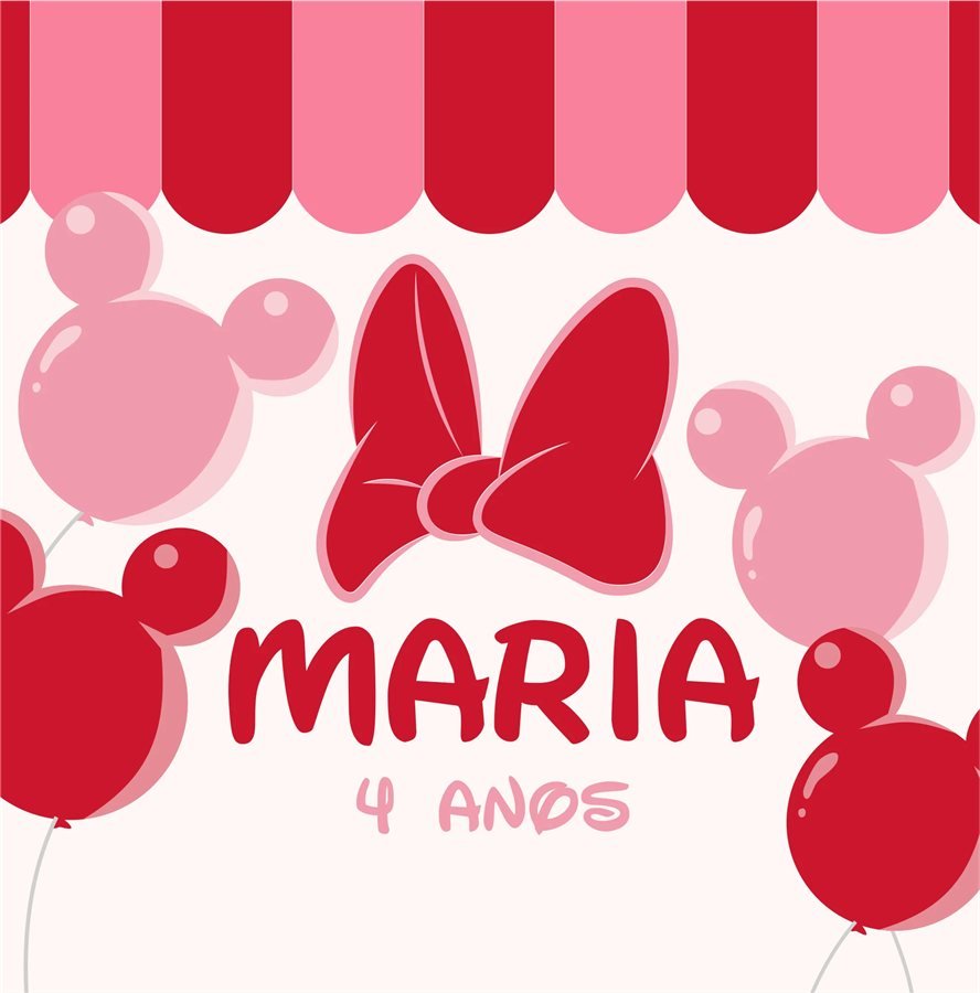 Identidade visual de festa infantil: Aniversário Maria
