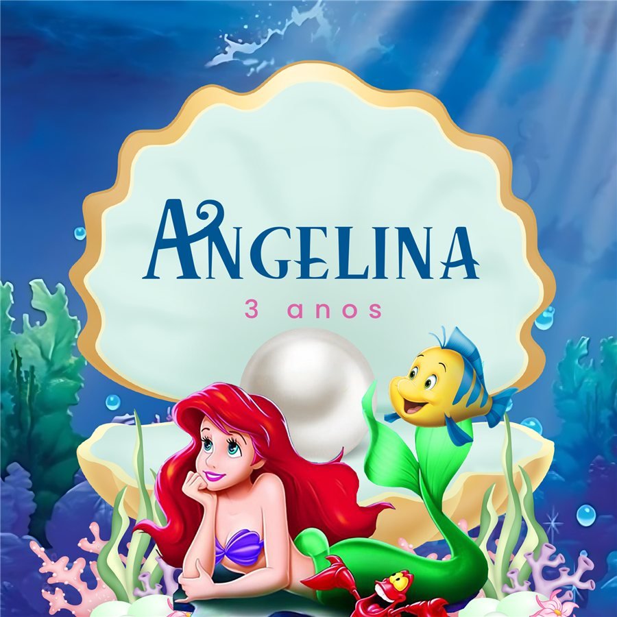 Identidade visual de festa infantil: Aniversário Angelina, mamãe – Aline Frare